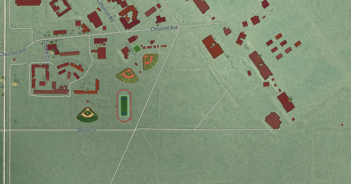 Map of Fallon Station, Nevada in 2026