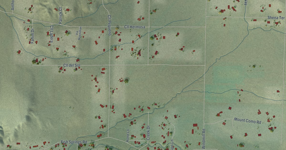 Map of Fish Springs, Nevada in 2026