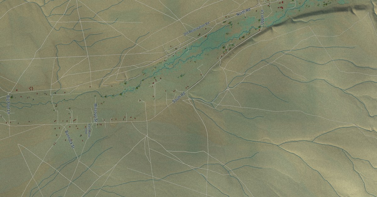 Map of Fort McDermitt, Nevada in 2026