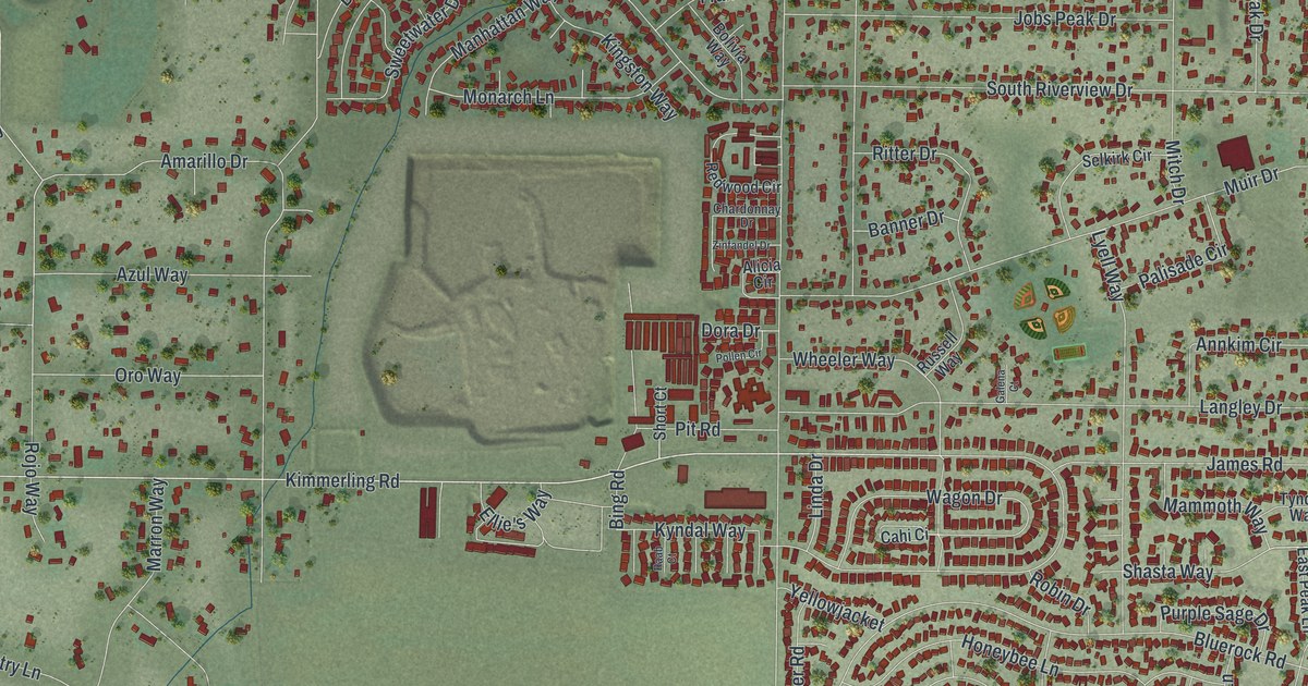 Map of Gardnerville Ranchos, Nevada in 2026