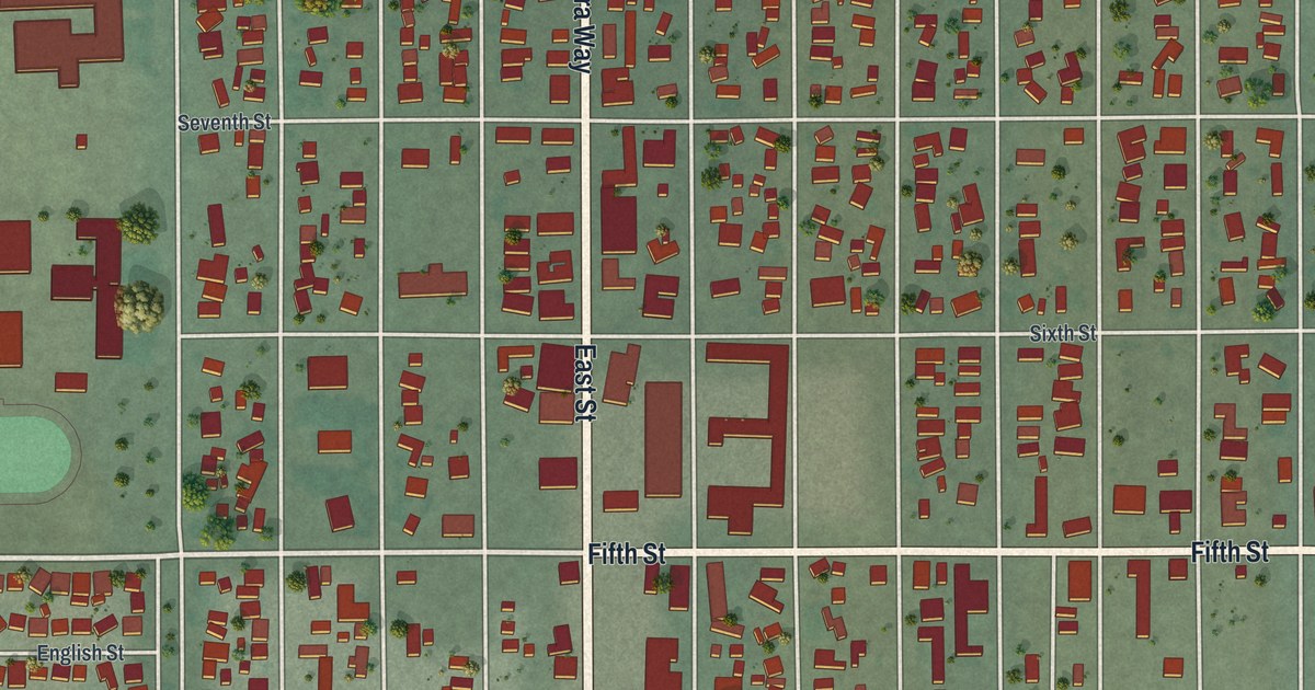 Map of Hawthorne, Nevada in 2026