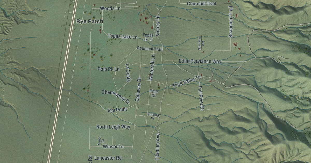 Map of Humboldt River Ranch, Nevada in 2026