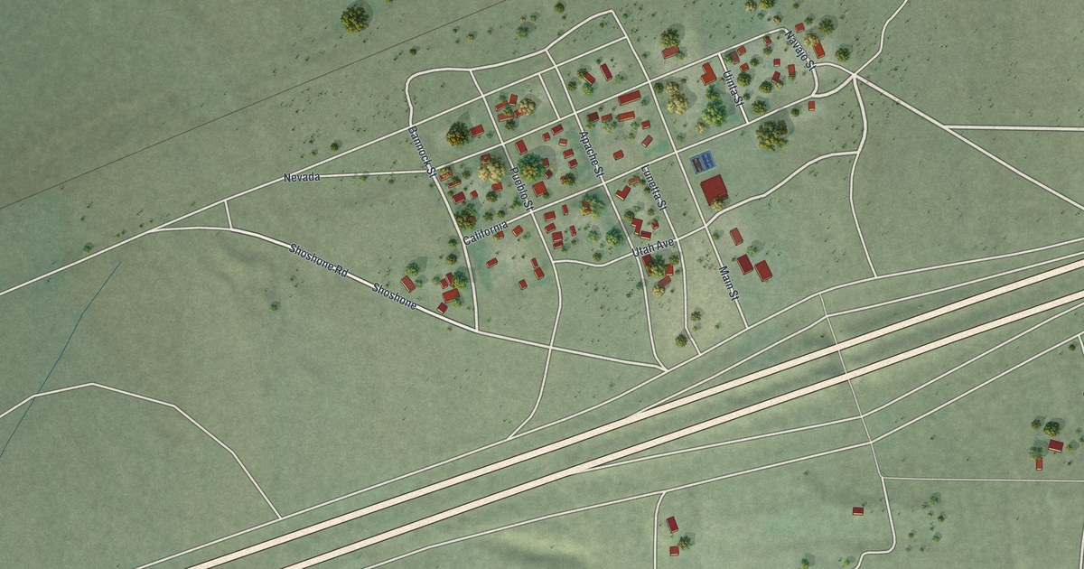 Map of Imlay, Nevada in 2026