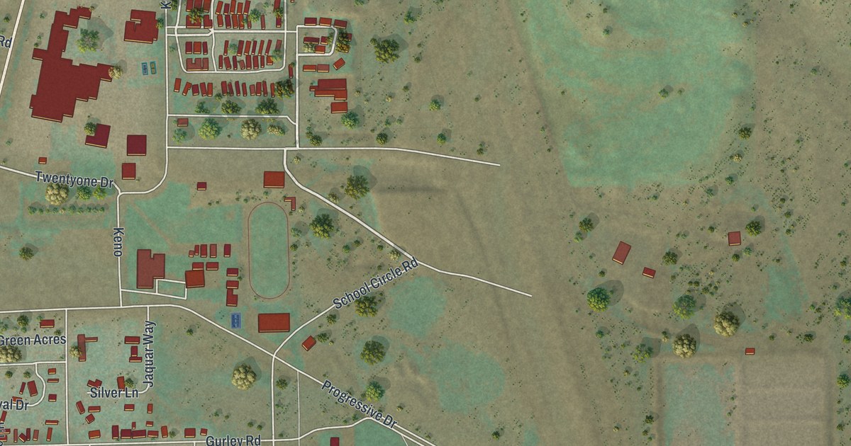 Map of Jackpot, Nevada in 2026