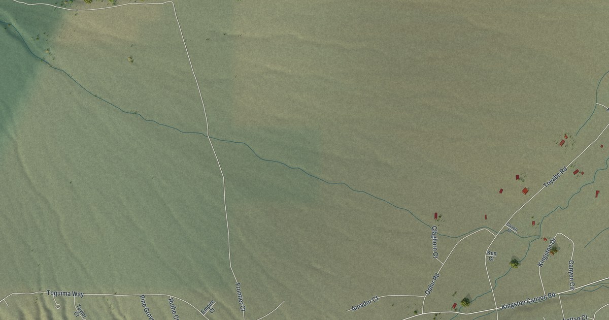 Map of Kingston, Nevada in 2026