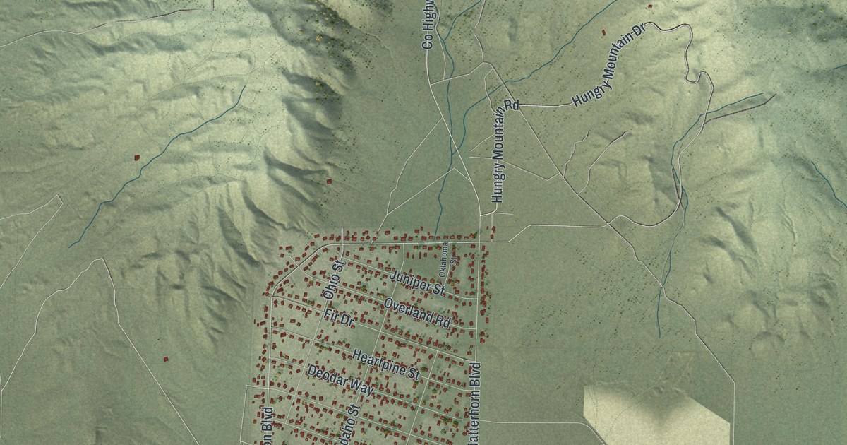 Map of Lemmon Valley, Nevada in 2026