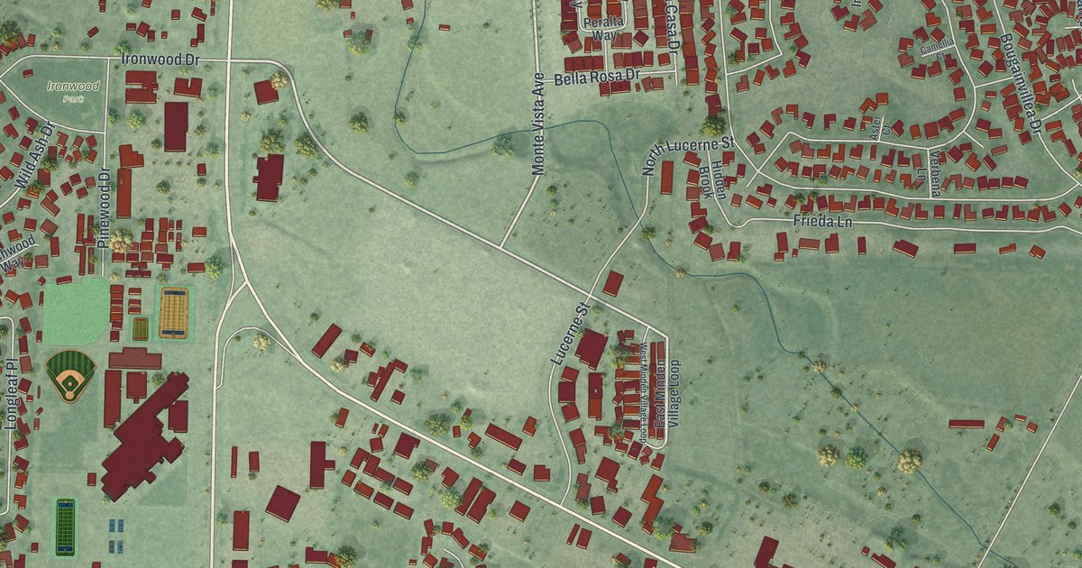 Map of Minden, Nevada in 2026