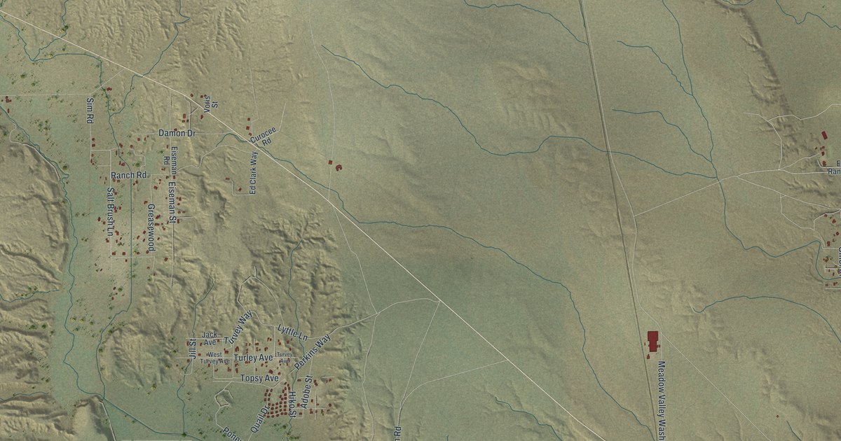 Map of Moapa Town, Nevada in 2026