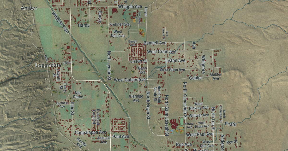 Map of Moapa Valley, Nevada in 2026