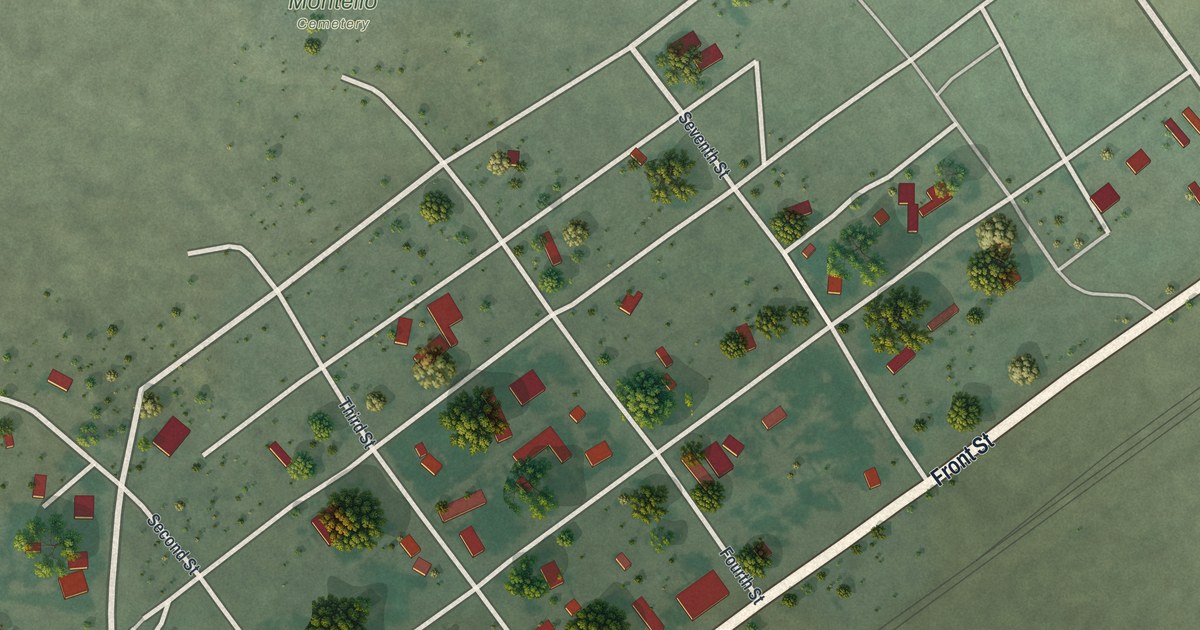 Map of Montello, Nevada in 2026