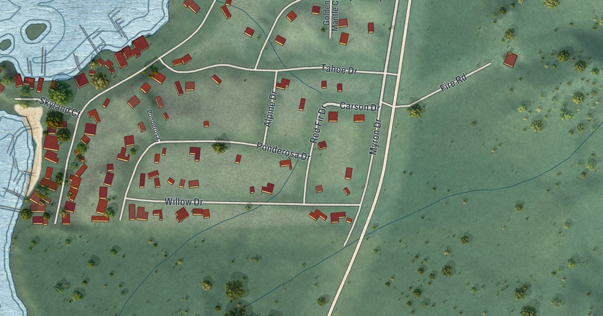 Map of Skyland, Nevada in 2026