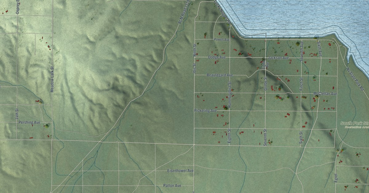 Map of South Fork, Nevada in 2026