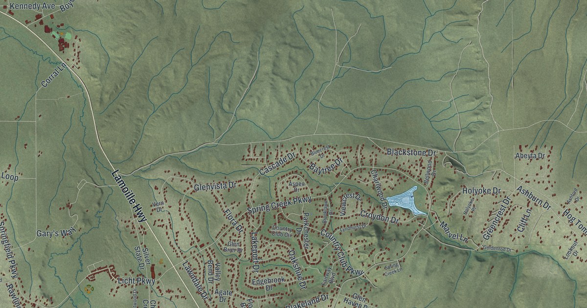 Map of Spring Creek, Nevada in 2026