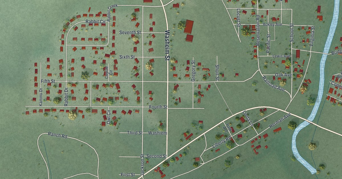Map of Wadsworth, Nevada in 2026