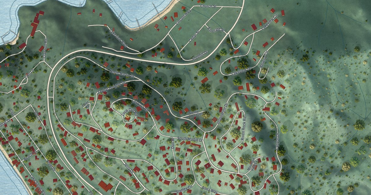 Map of Zephyr Cove, Nevada in 2026