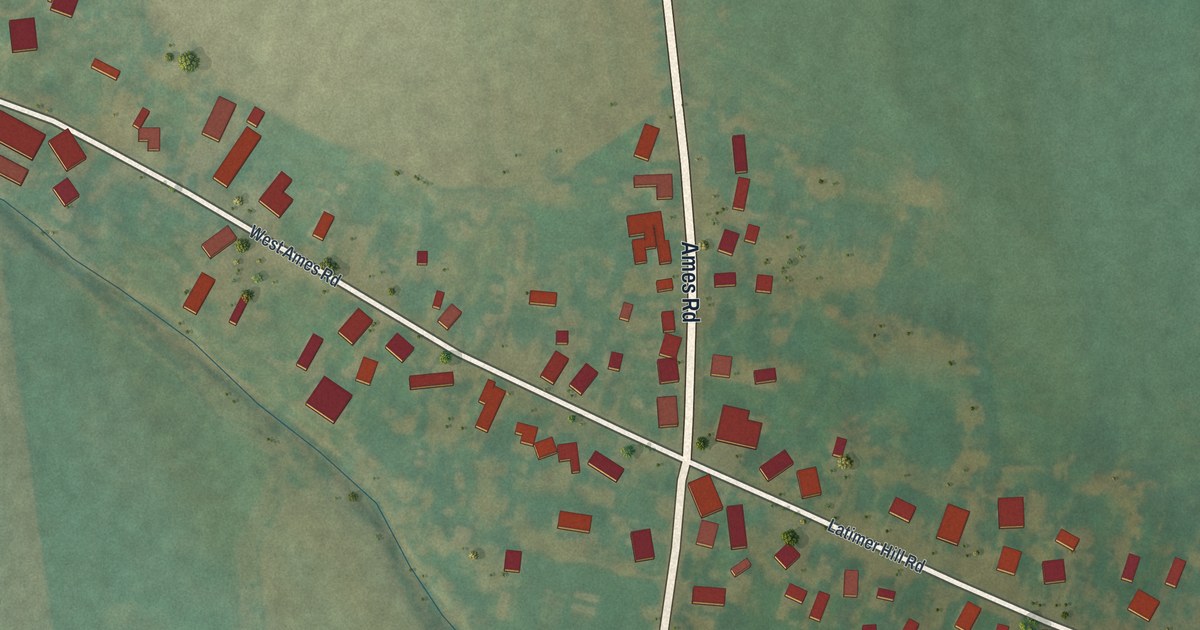 Map of Ames, New York in 2026
