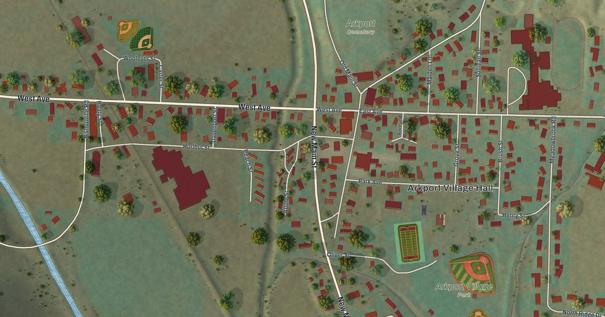 Map of Arkport, New York in 2026