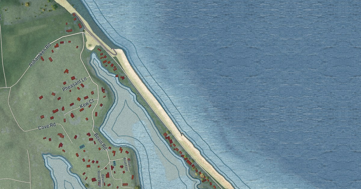 Map of Asharoken, New York in 2026