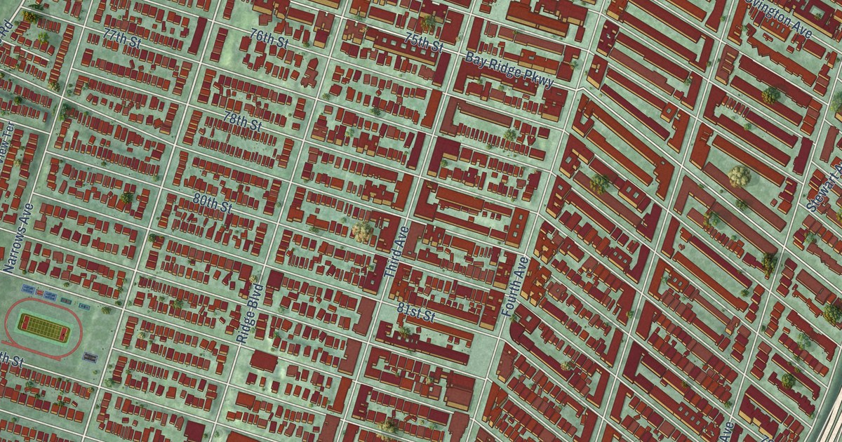 Detailed Map of Bay Ridge, New York