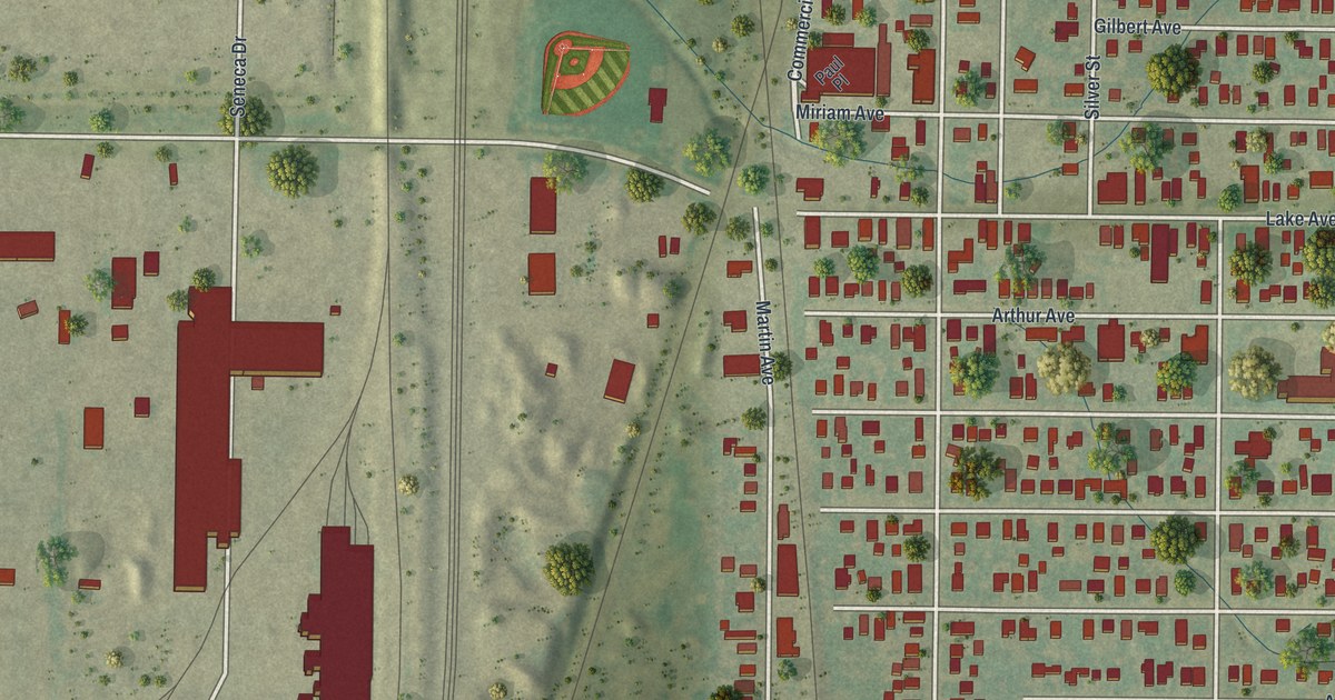 Map of Blasdell, New York in 2026