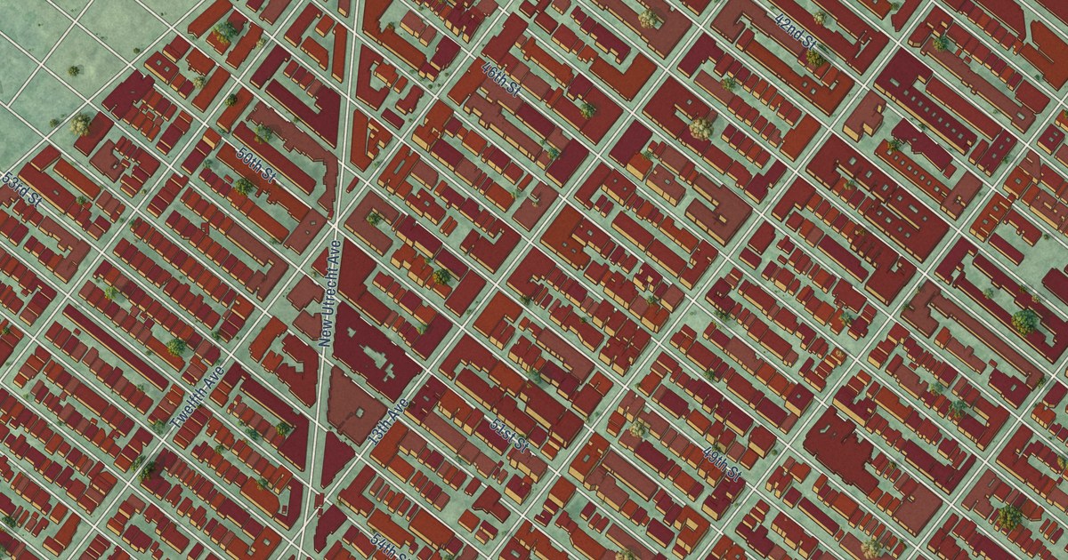 Detailed Map of Borough Park, New York