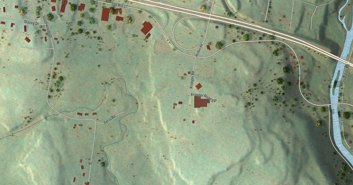 Map of Bridgeville, New York in 2026