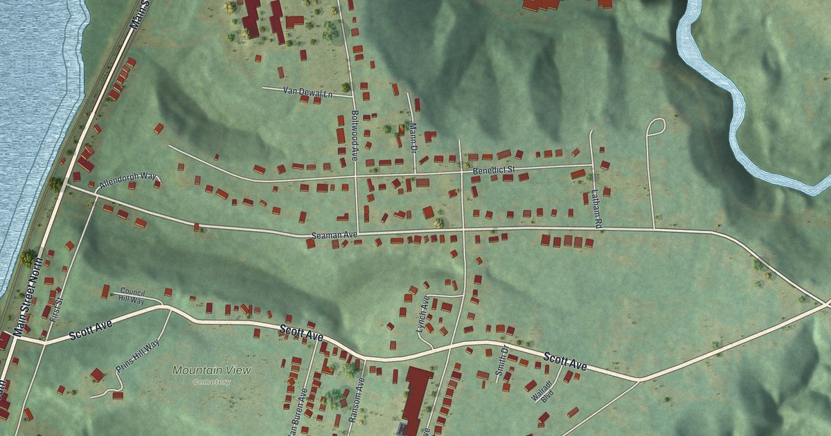 Map of Castleton-on-Hudson, New York in 2026