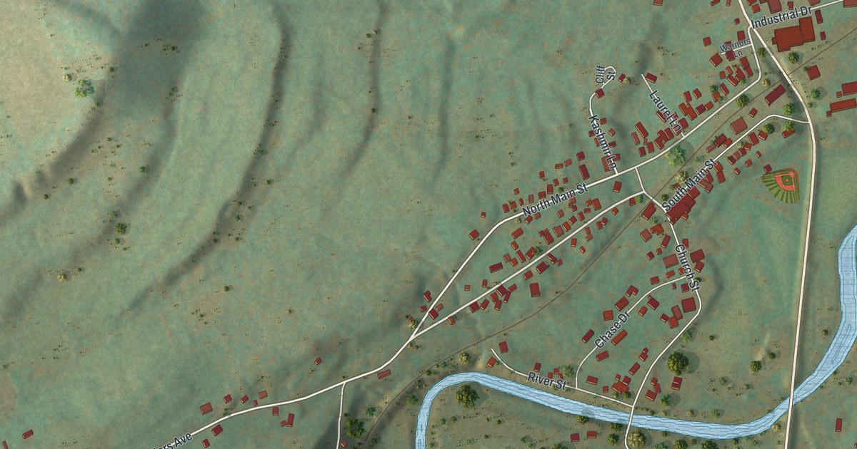 Map of Central Bridge, New York in 2026
