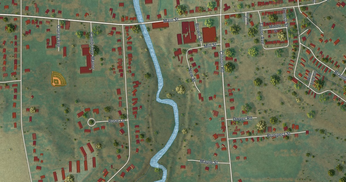 Map of Clark Mills, New York in 2026