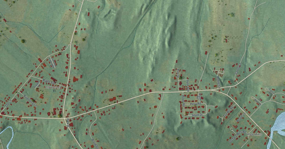 Map of Claverack-Red Mills, New York in 2026