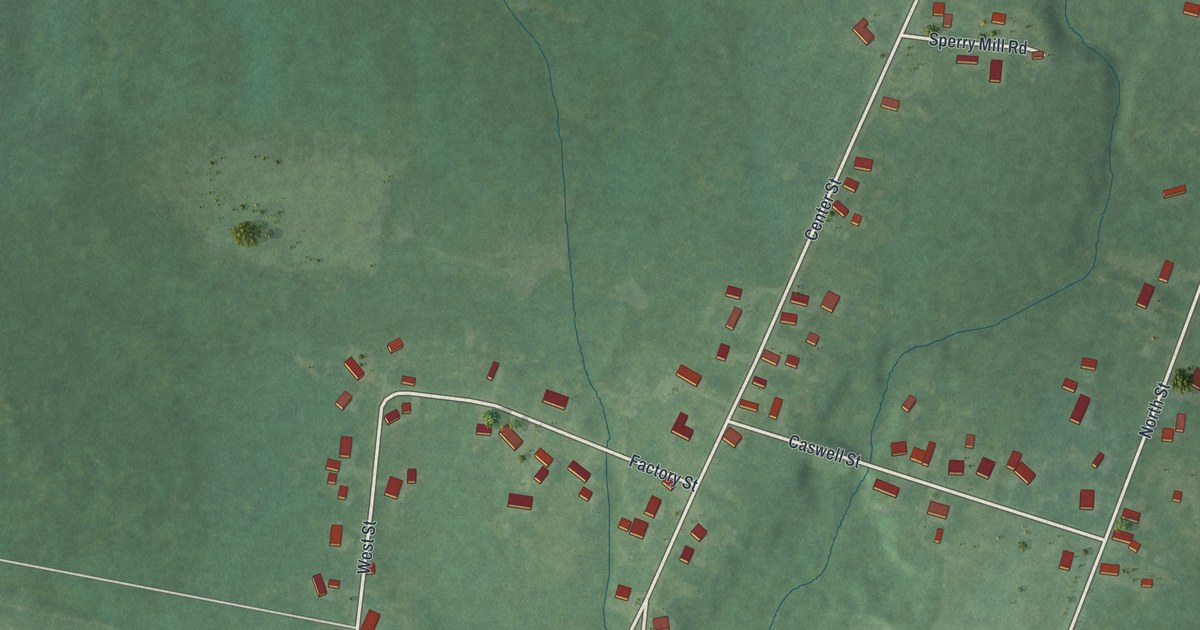 Map of Cleveland, New York in 2026