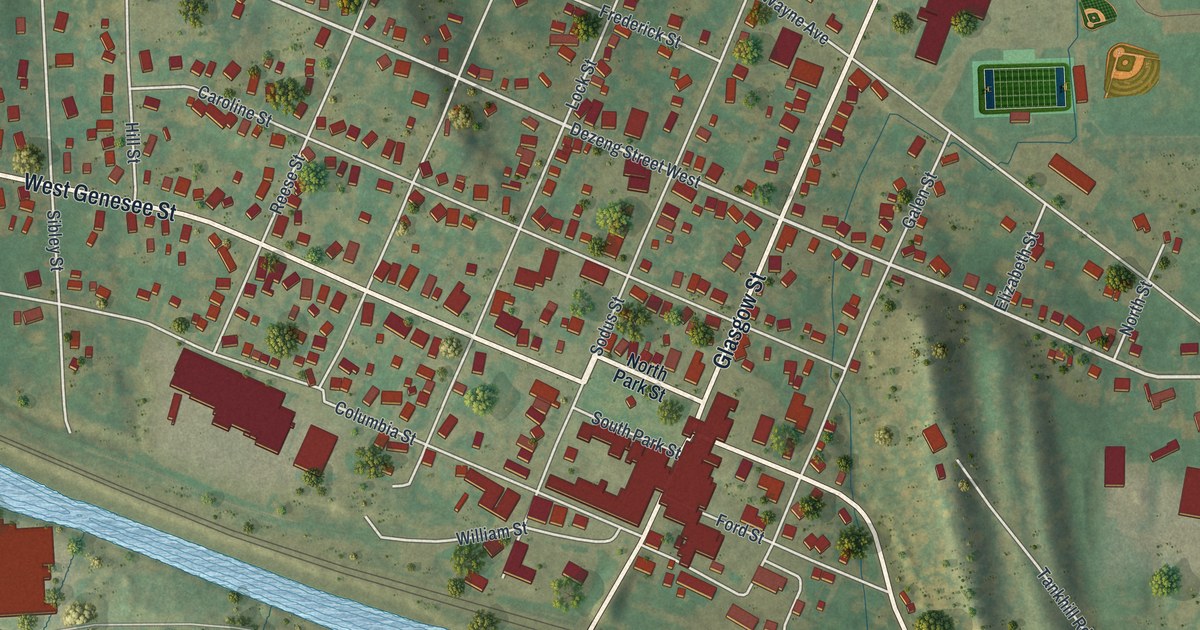 Map of Clyde, New York in 2026