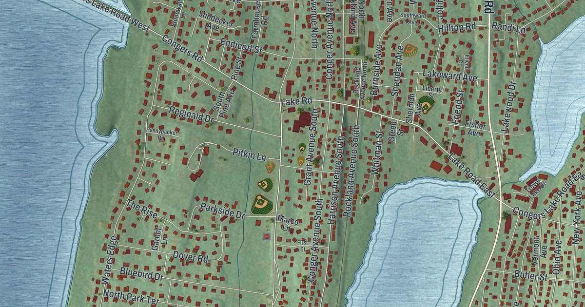 Map of Congers, New York in 2026