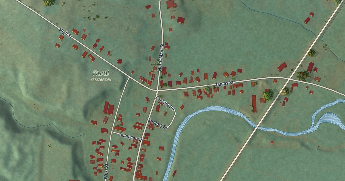 Map of Constableville, New York in 2026