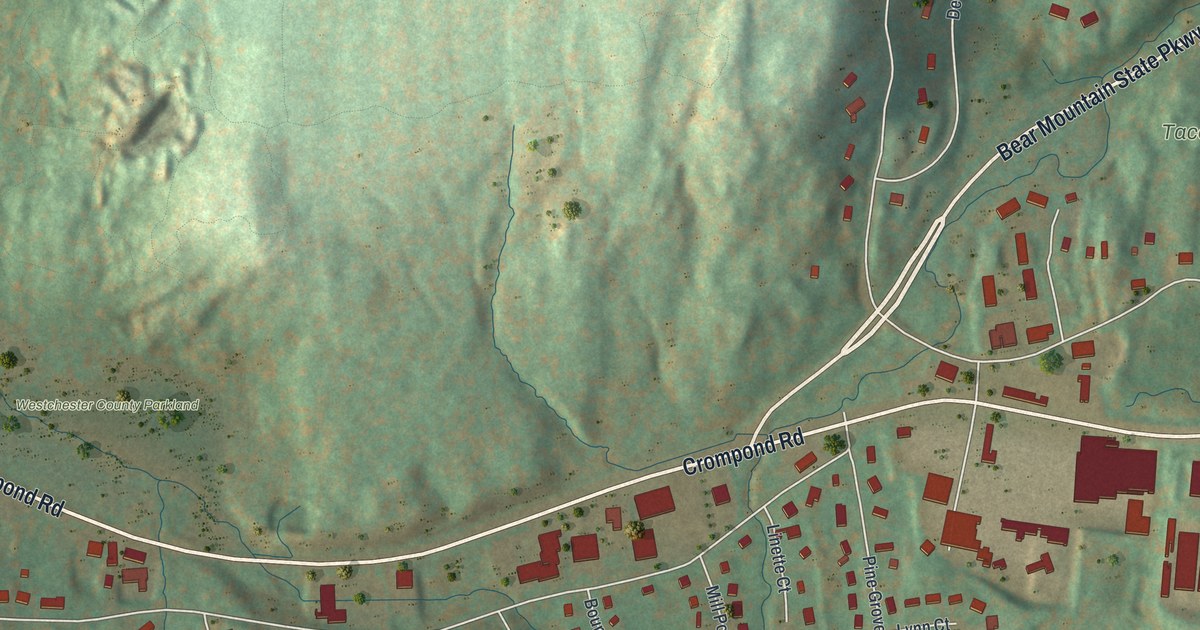 Map of Crompond, New York in 2026