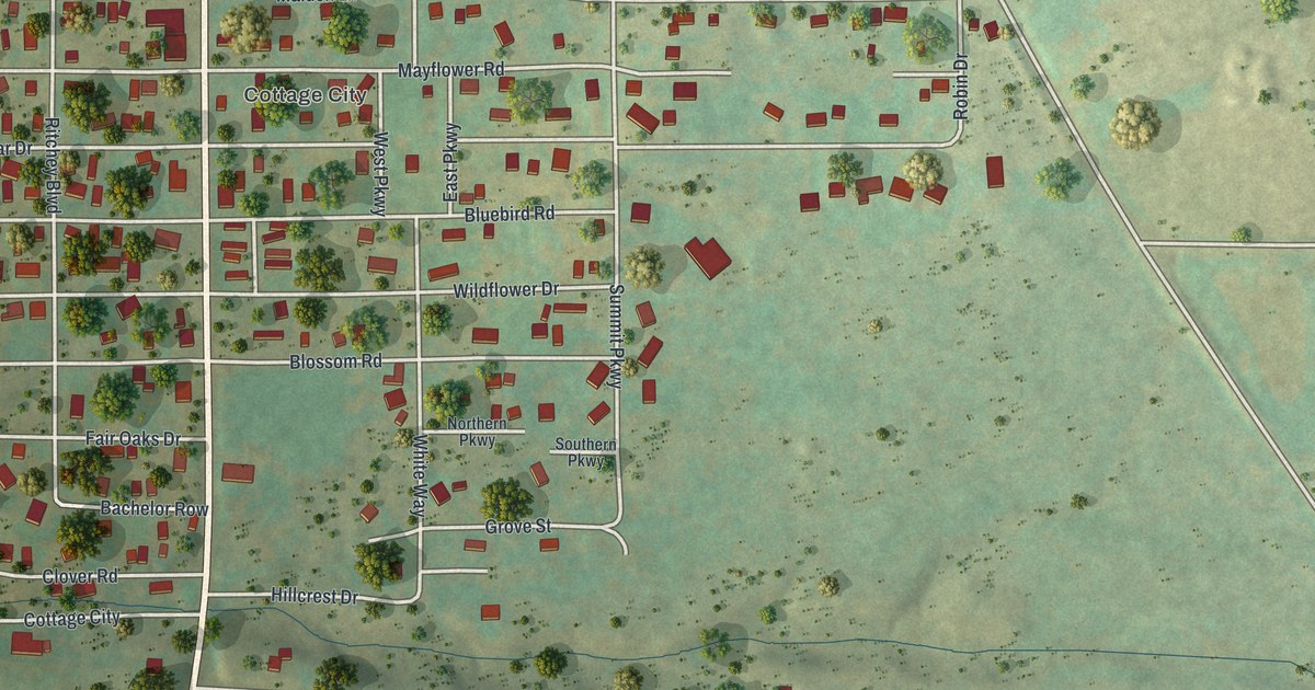 Map of Crystal Beach, New York in 2026