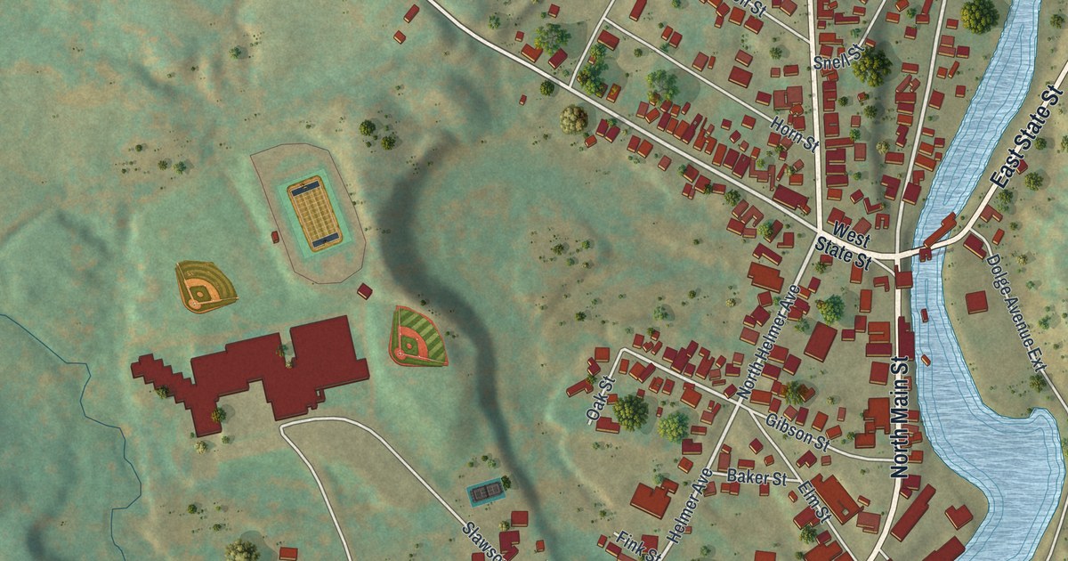 Map of Dolgeville, New York in 2026