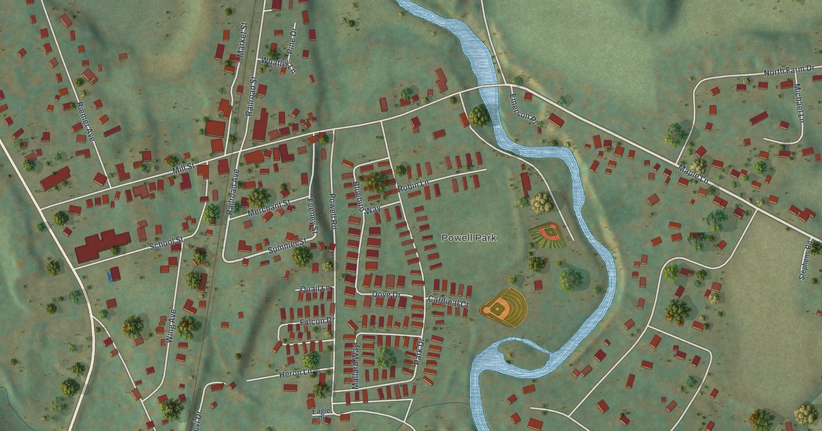 Map of Dover Plains, New York in 2026