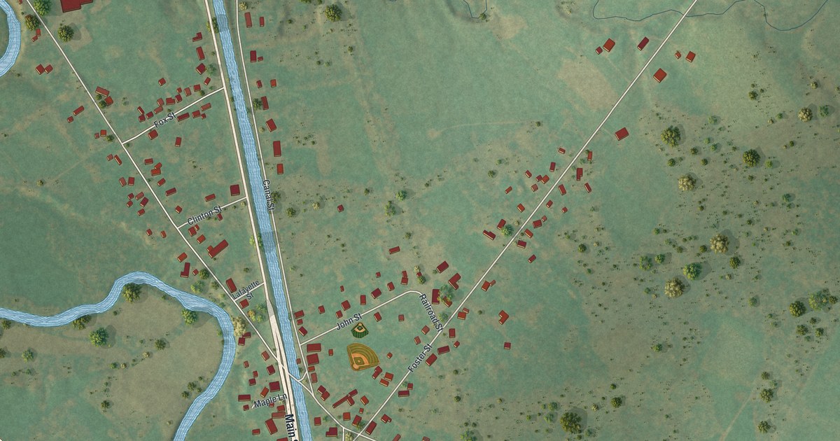 Map of Durhamville, New York in 2026