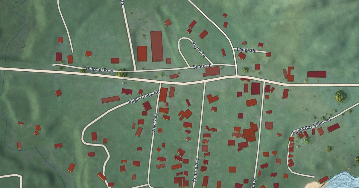 Map of Eagle Bay, New York in 2026