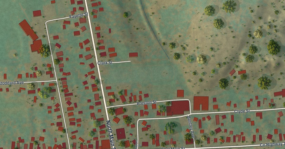 Map of Earlville, New York in 2026