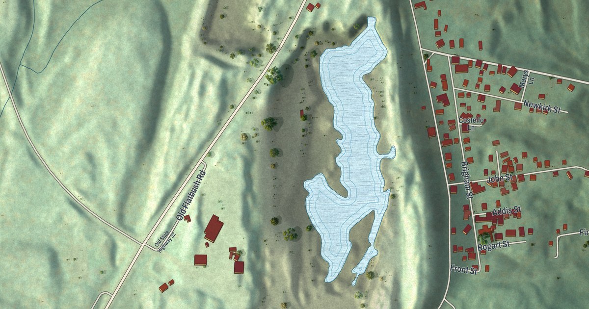 Map of East Kingston, New York in 2026