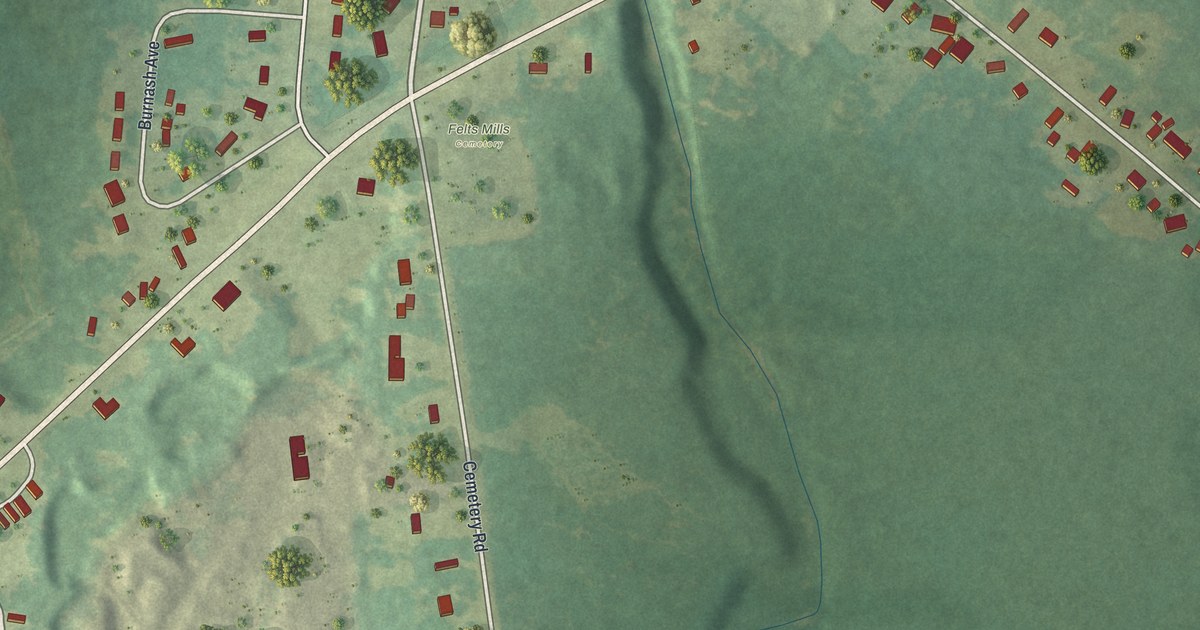 Map of Felts Mills, New York in 2026
