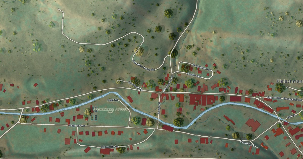 Map of Fleischmanns, New York in 2026