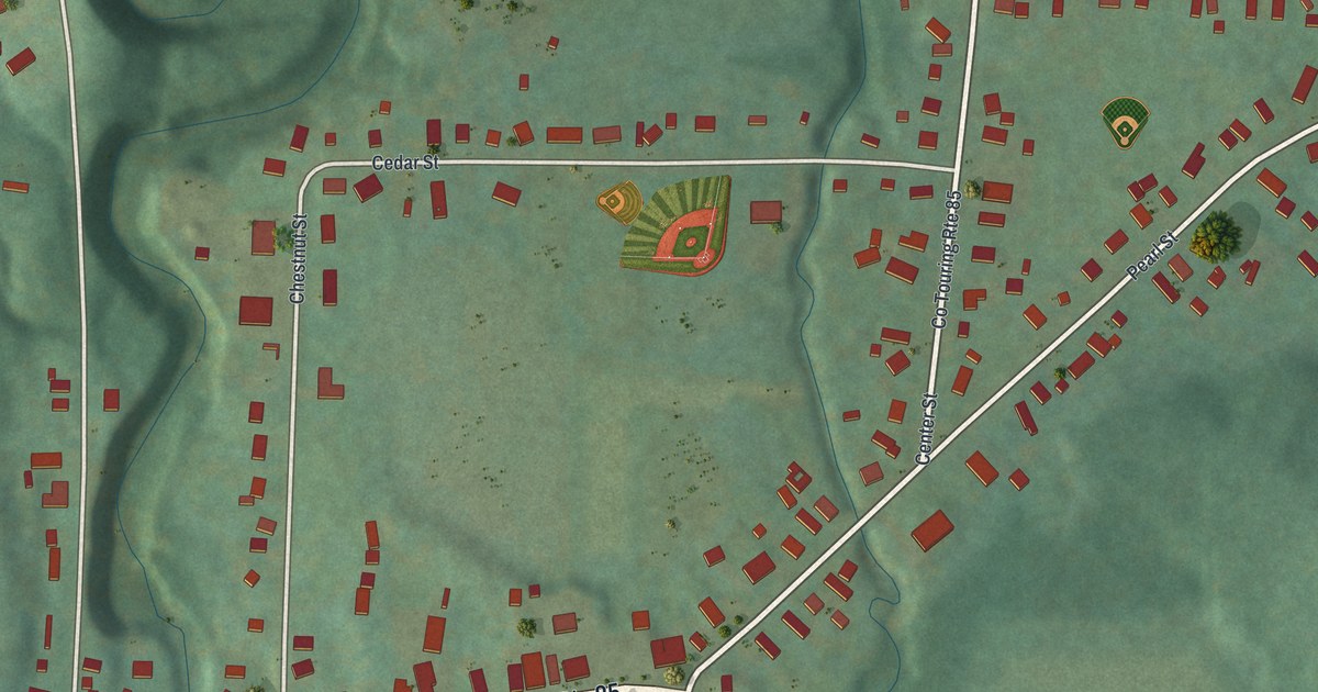 Map of Forestville, New York in 2026