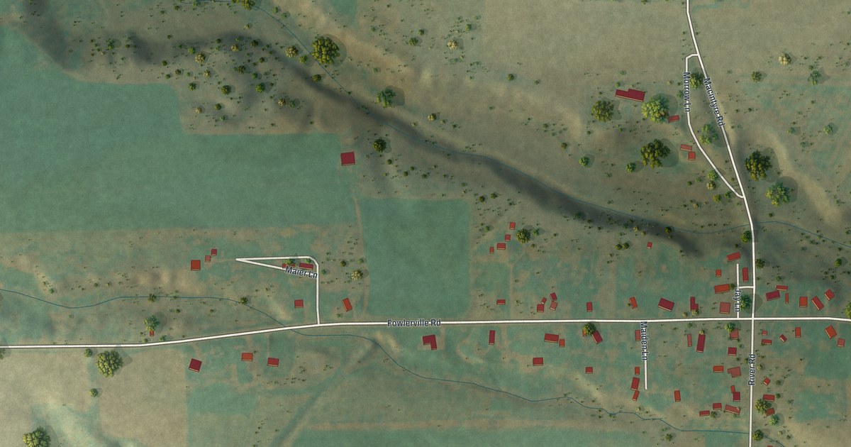 Map of Fowlerville, New York in 2026