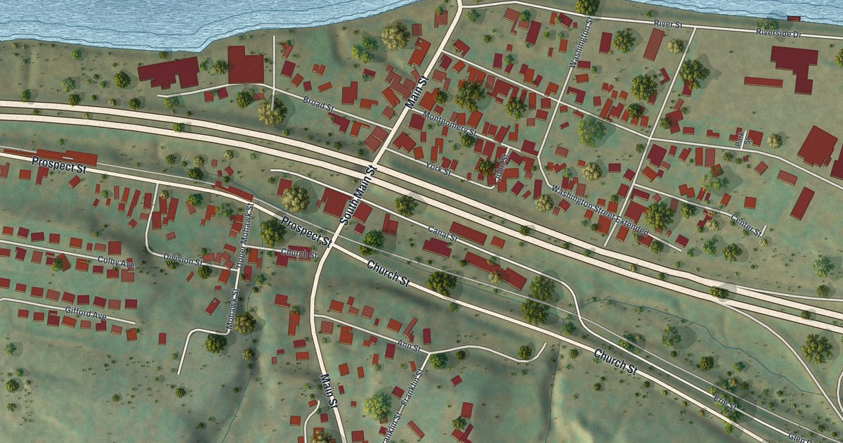 Map of Fultonville, New York in 2026