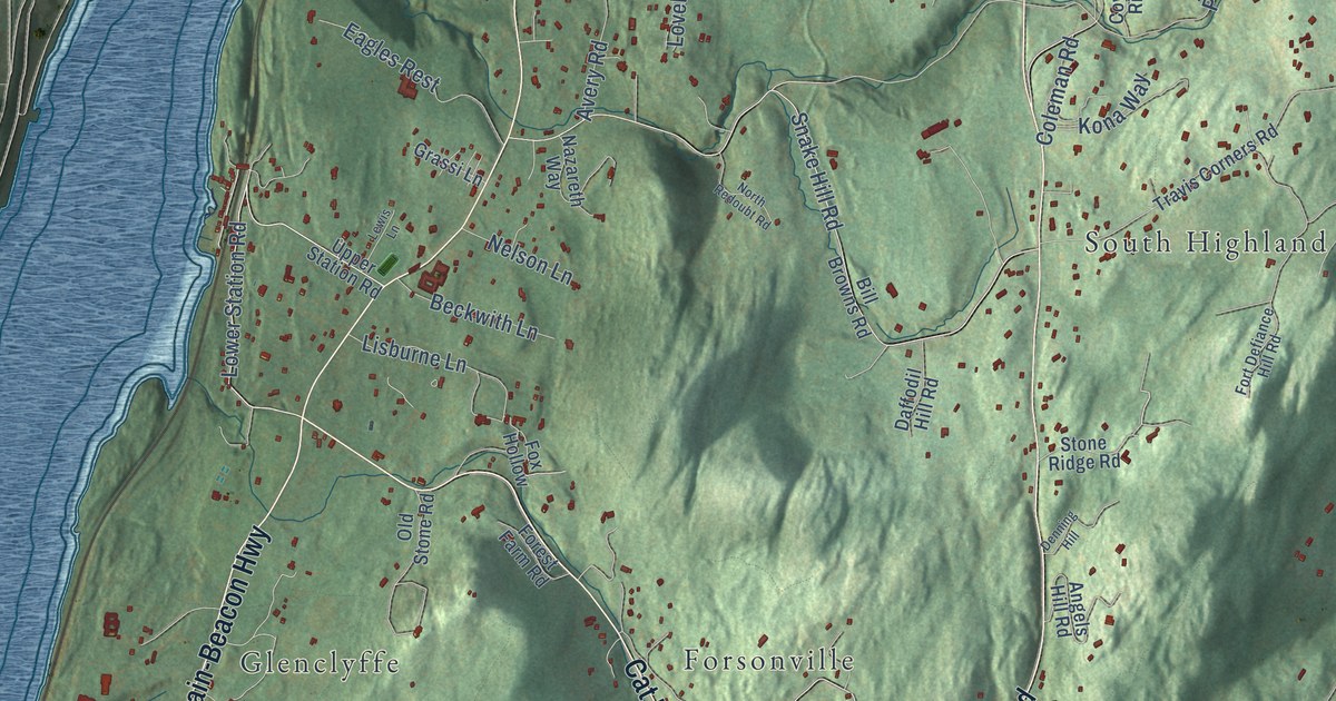 Detailed Map of Garrison, New York