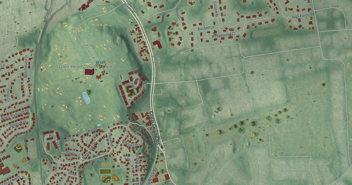 Map of Glen Head, New York in 2026