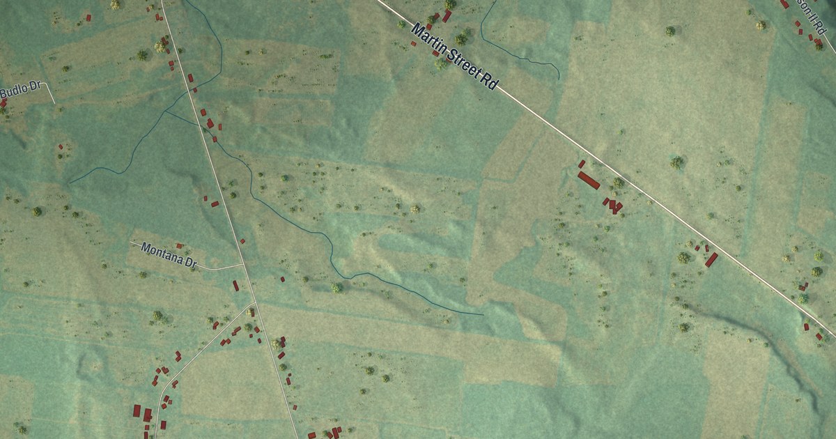 Map of Great Bend, New York in 2026